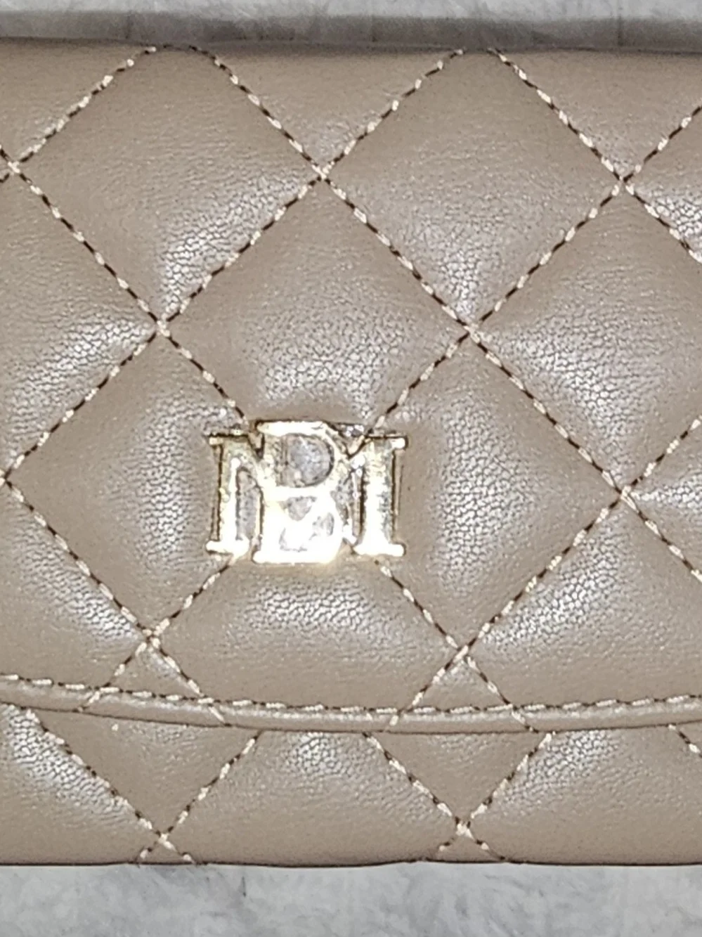 Badgley Mischka Quilted Card Wallet. Vegan Leather (Pick 1)